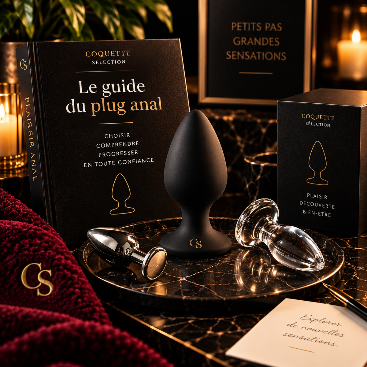Guide pour choisir la taille et la matière d’un plug anal – Coquette Sélection