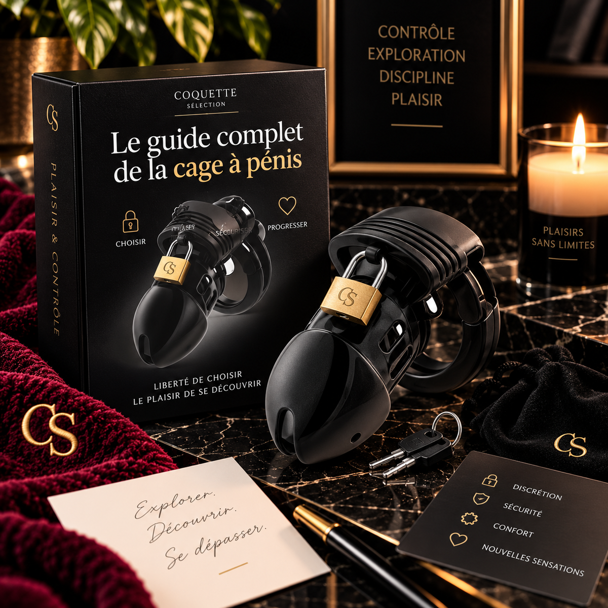 Cage à pénis : le guide complet pour bien choisir sa cage de chasteté