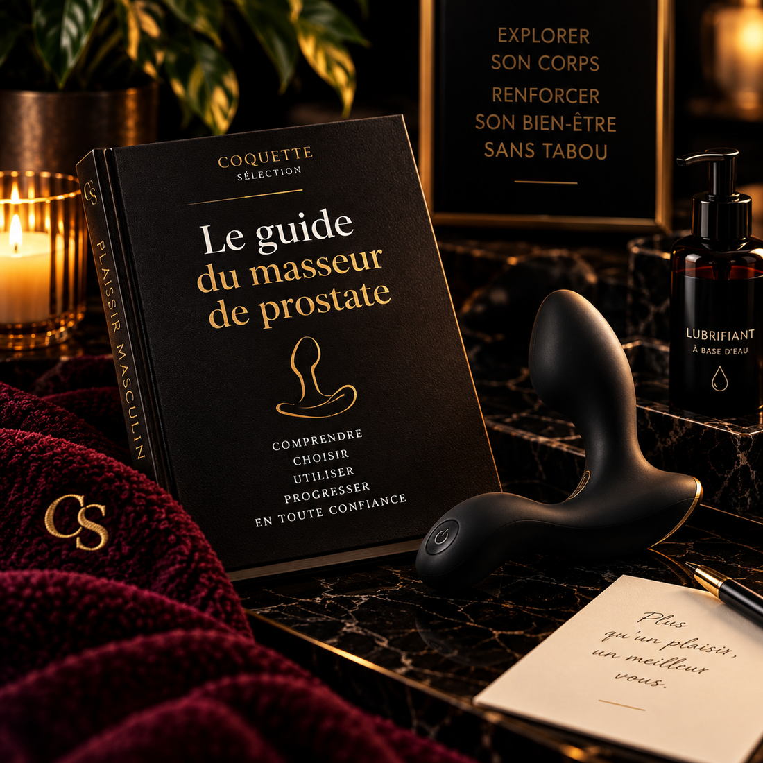Masseur de prostate : guide débutant Coquette Sélection