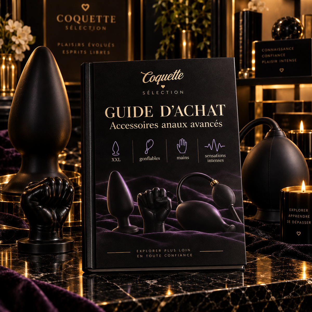 Guide d’achat des accessoires anaux avancés, formats XXL et gonflables – Coquette Sélection