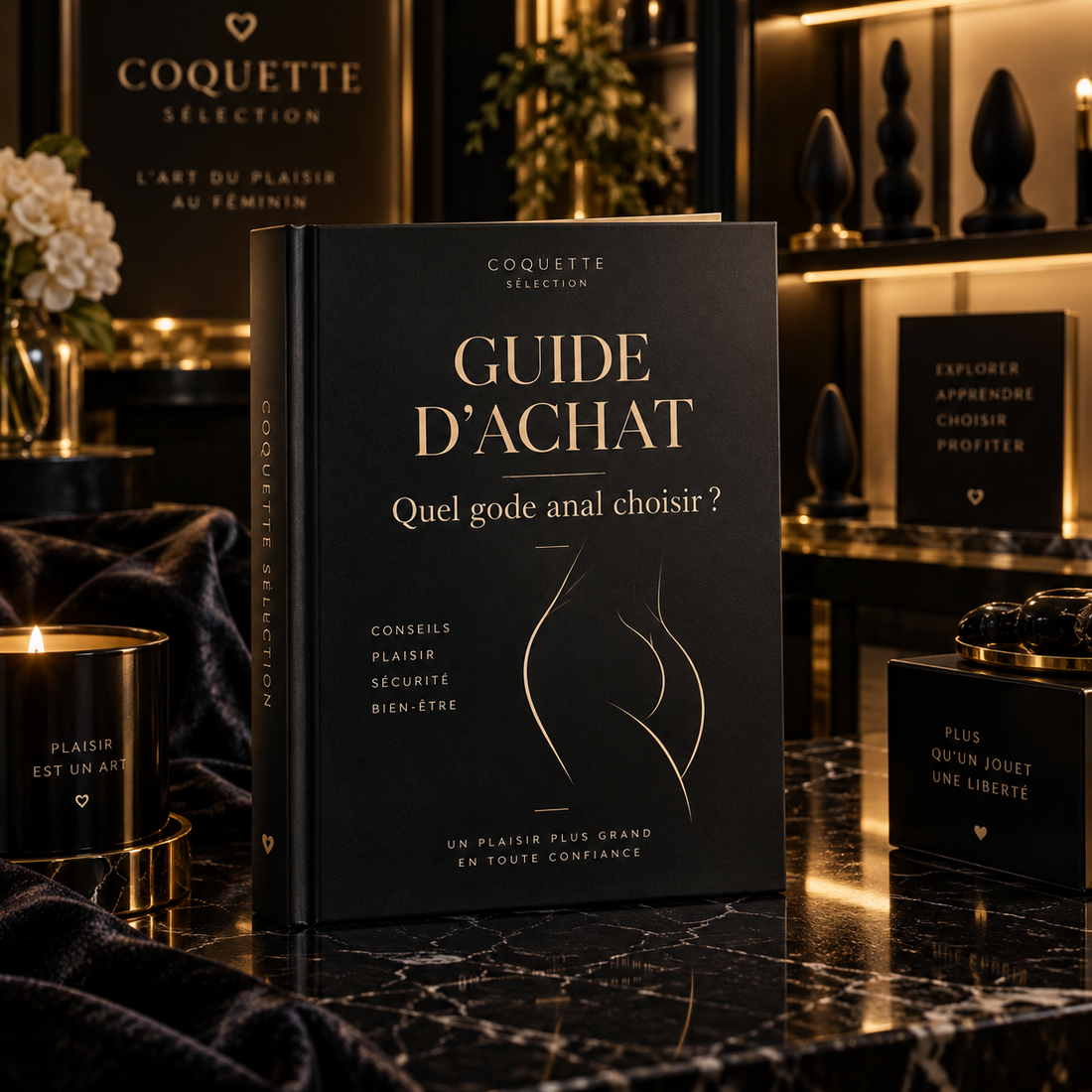 Guide d’achat Coquette Sélection pour choisir un gode anal selon la taille, la forme, la matière et le niveau d’expérience