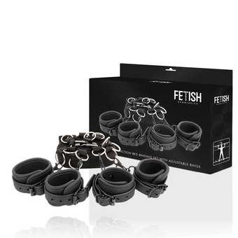 Kit liens de lit BDSM luxe néoprène – Fetish Submissive