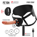 Cyber Strap Fetish Submissive harnais avec gode et télécommande Watchme