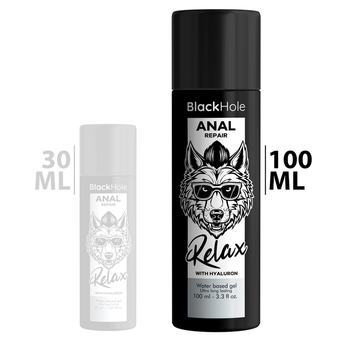 Gel anal relaxant à base d’eau Black Hole