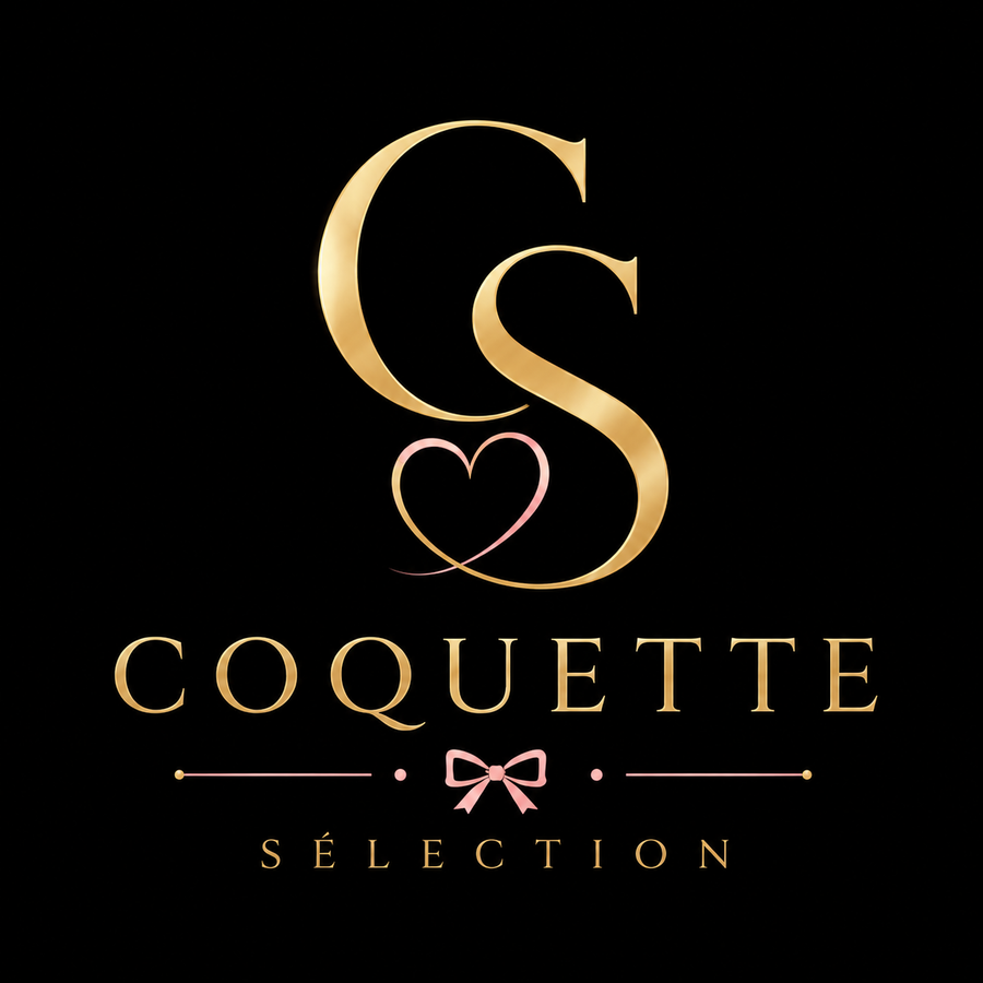 Logo doré Coquette Sélection, boutique intime chic