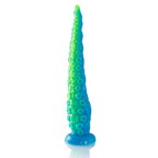 Scylla fluorescent grande taille Epic bleu vert en silicone souple