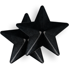 Cache-tétons étoiles noires effet brillant Coquette Chic Desire