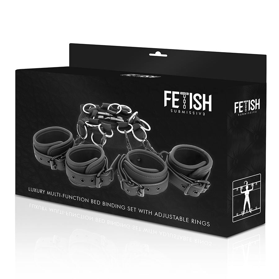 Coffret kit liens de lit BDSM luxe