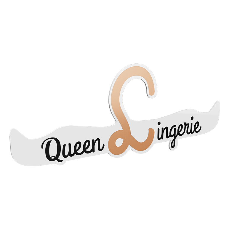 Cintre lingerie Queen Lingerie doré pour organiser et exposer la lingerie