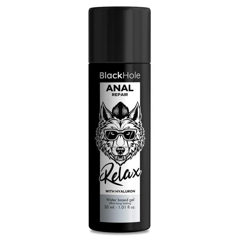 Gel anal relaxant Black Hole 30 ml à base d’eau avec hyaluron
