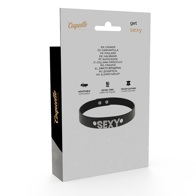 Dos du packaging du ras de cou sexy Coquette Chic Desire