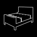 Sangles sous matelas du kit bondage soft