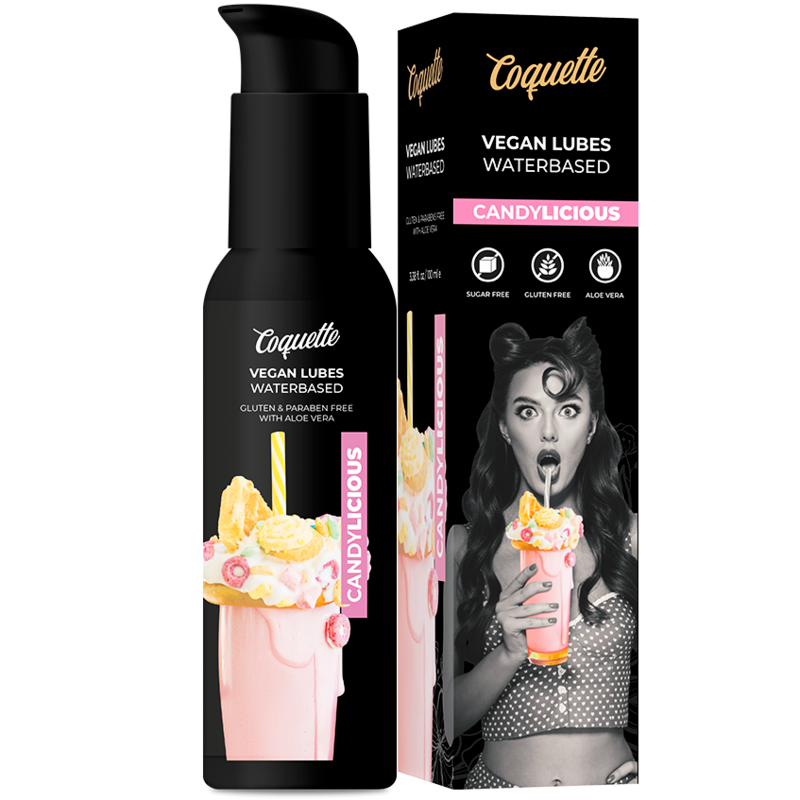 Lubrifiant vegan Candylicious 100 ml Coquette Chic Desire
