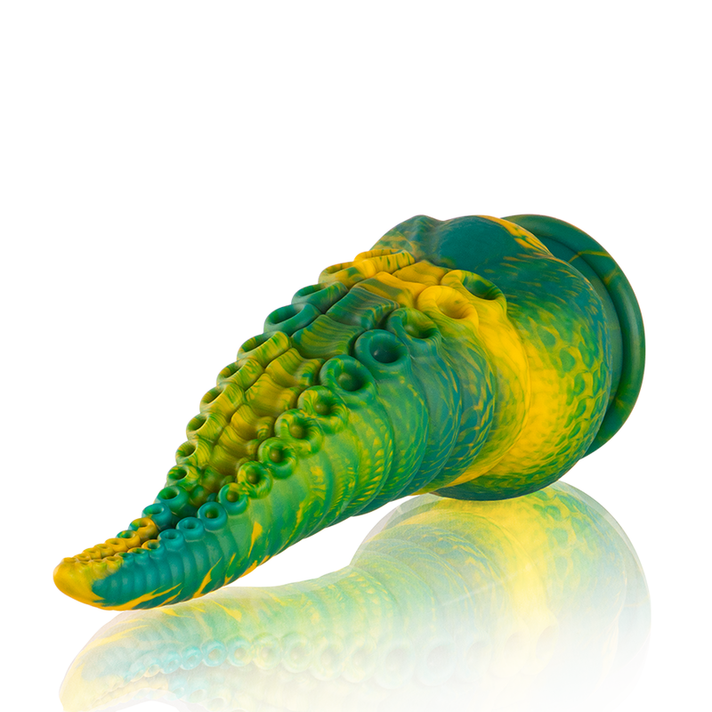 Tentacule fantasy vert et jaune Cetus Epic vue couchée