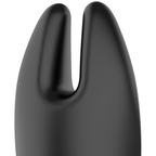 Stimulateur clitoridien compact en silicone noir et or