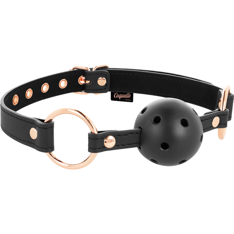 Bâillon BDSM respirant avec sangle réglable