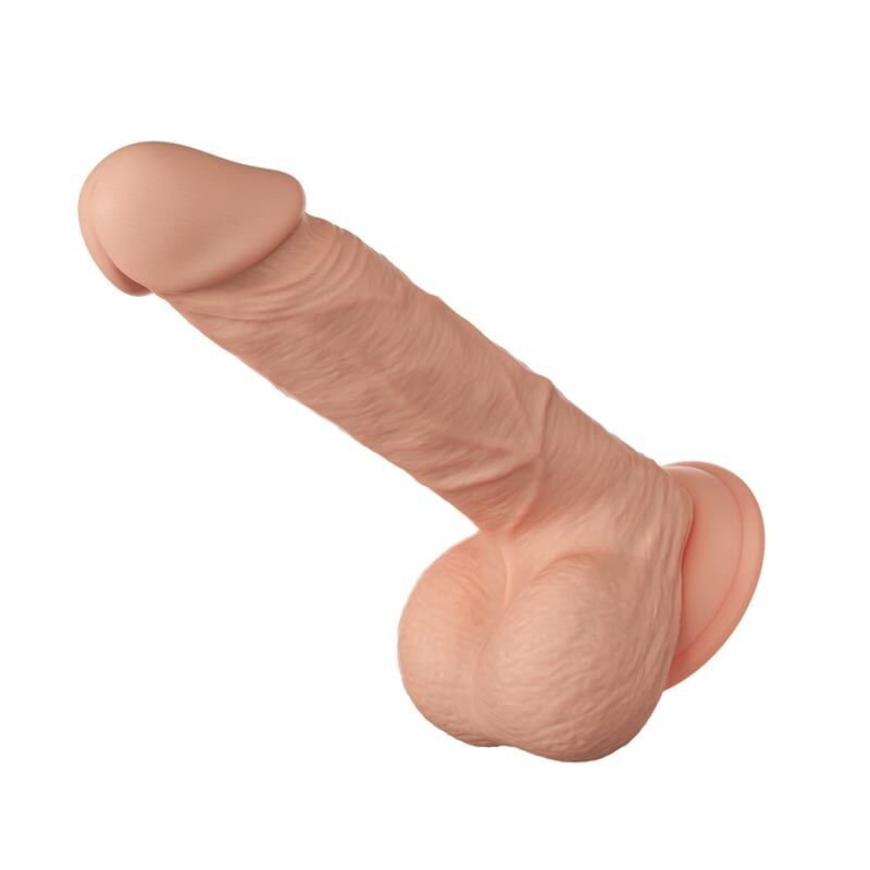 Gode réaliste flexible ventouse 21,8 cm naturel Baile