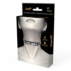 Ras de cou noir Coquette Accessories présenté sur packaging