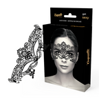 Masque large en dentelle noire Coquette Chic Desire