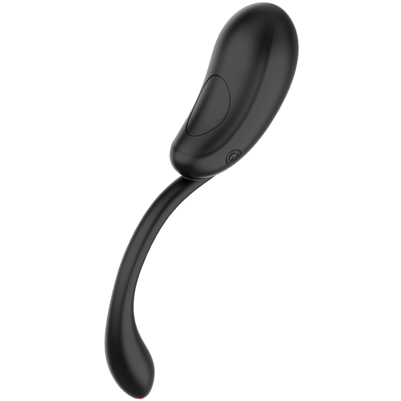 Œuf vibrant rechargeable en silicone noir et or