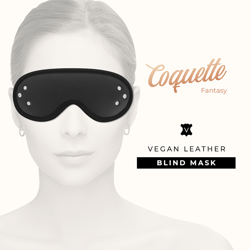 Vue complémentaire du masque fantasy noir
