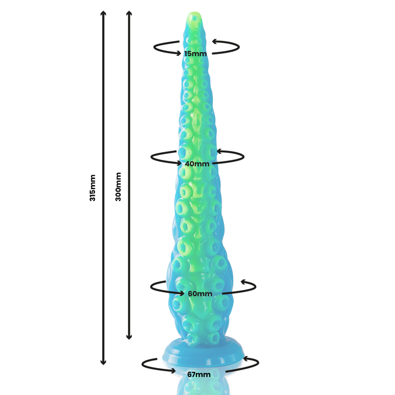 Dimensions du Scylla fluorescent grande taille Epic pièce fantasy