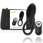 Cockring télécommandé rechargeable noir or Coquette Chic Desire