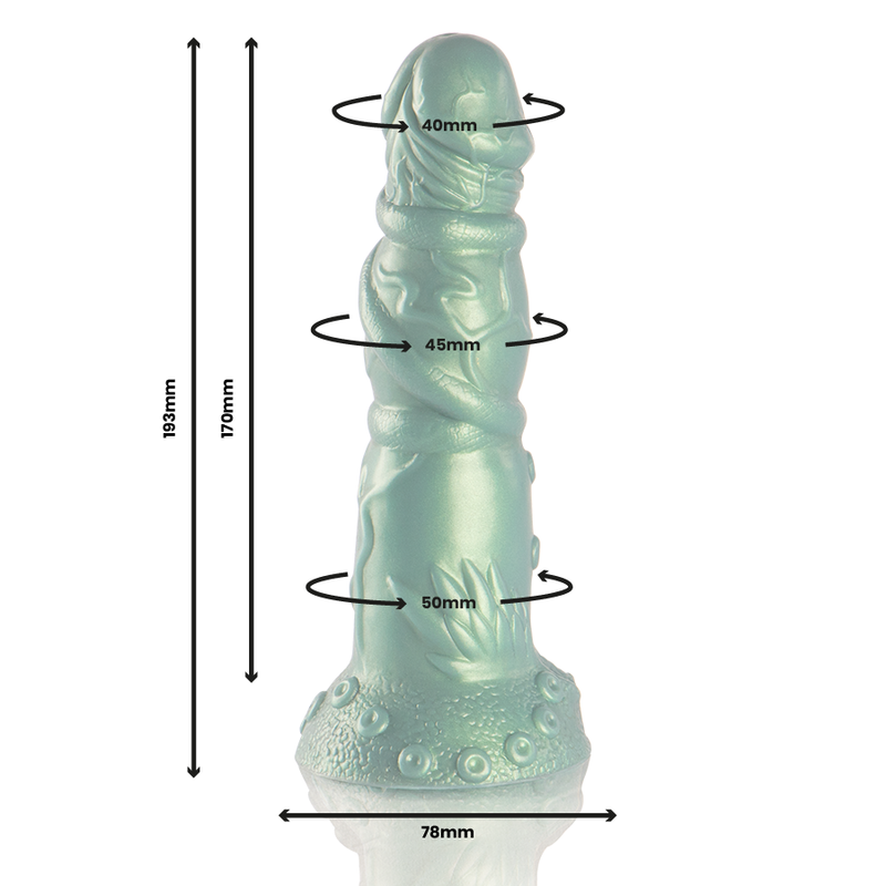 Dimensions du Hades vert menthe Epic pièce fantasy