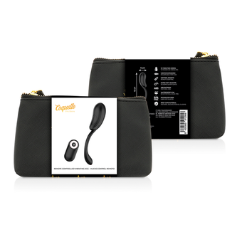 Œuf vibrant télécommandé rechargeable noir/or – Coquette Chic Desire