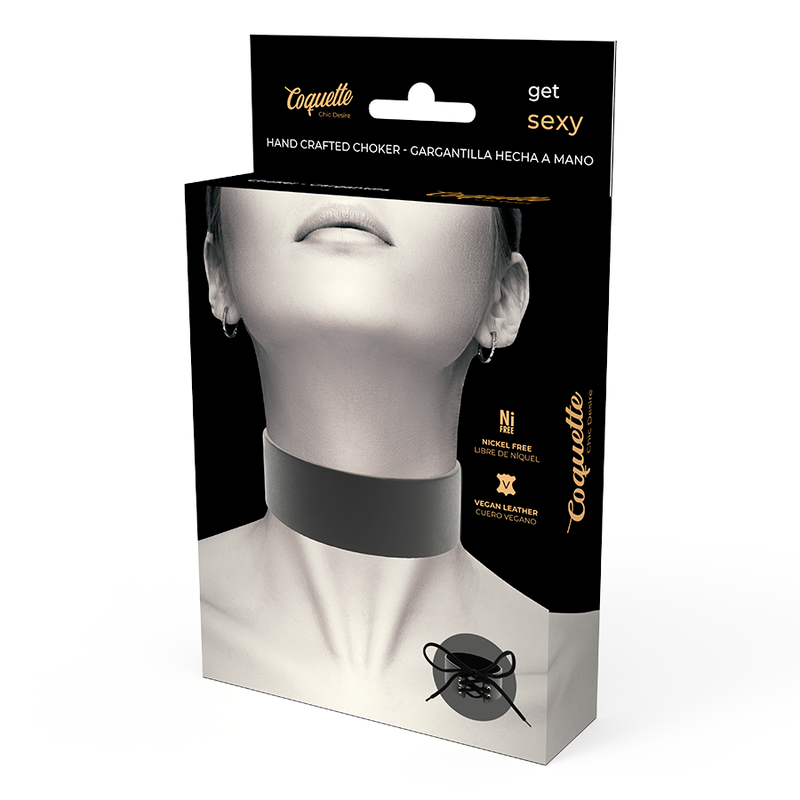 Ras de cou lacé Coquette Accessories présenté sur packaging