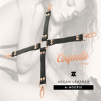 Vue complémentaire des attaches hogtie BDSM