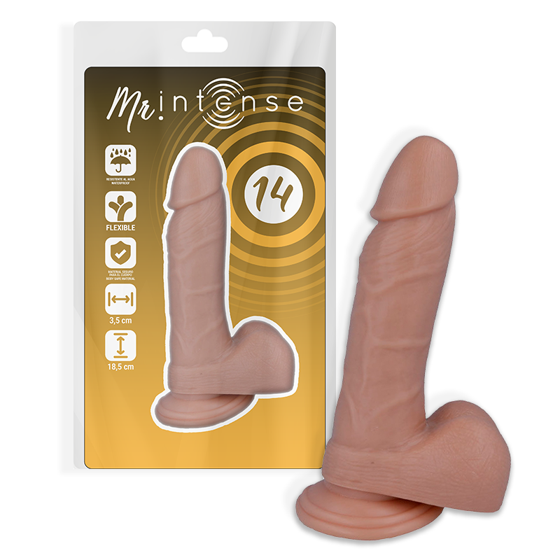 Gode réaliste Mr Intense 14 avec ventouse 18,5 cm