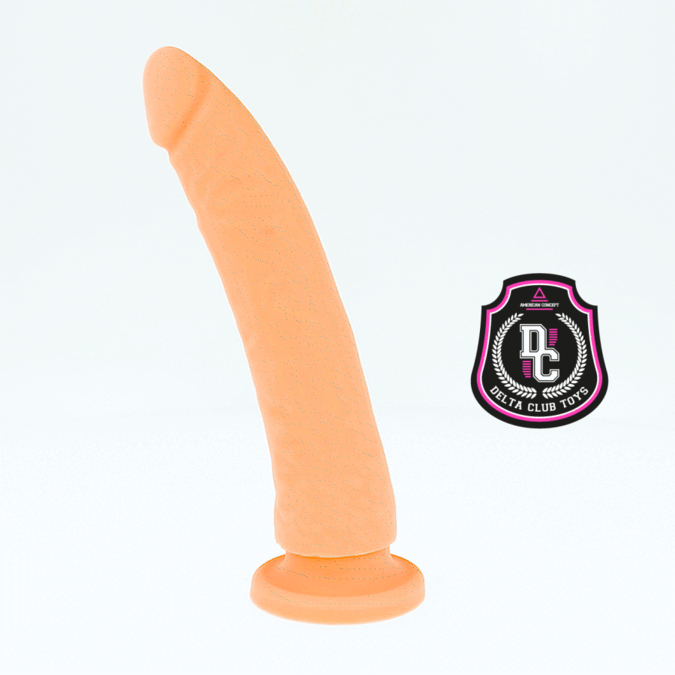 Animation du gode réaliste ventouse Delta Club 23 cm