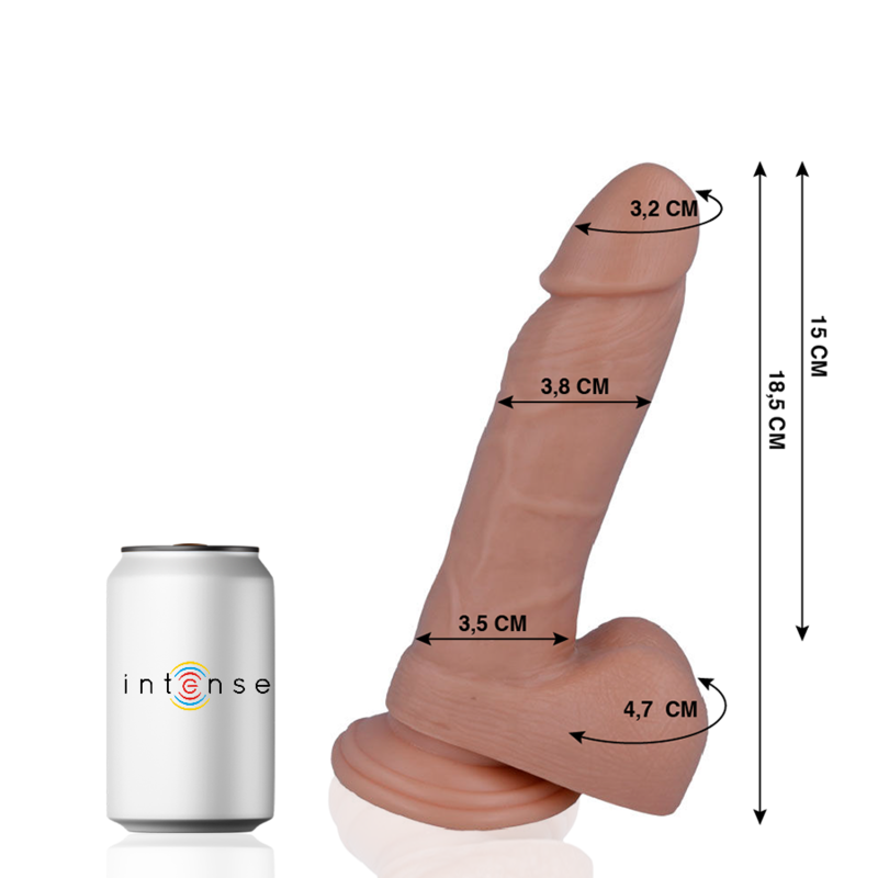 Packaging du gode réaliste avec ventouse Mr Intense