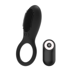 Vue détaillée du cockring rechargeable avec télécommande