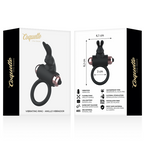 Accessoire couple cockring vibrant compact noir or