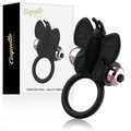 Cockring papillon vibrant noir et or Coquette Chic Desire