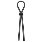 Anneau pénien ajustable souple en silicone noir Addicted Toys – modèle du kit