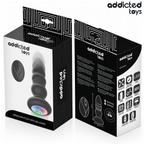 Coffret du plug anal Addicted Toys avec caractéristiques, LED et télécommande