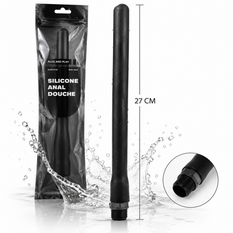 All Black – Douche anale en silicone 27 cm