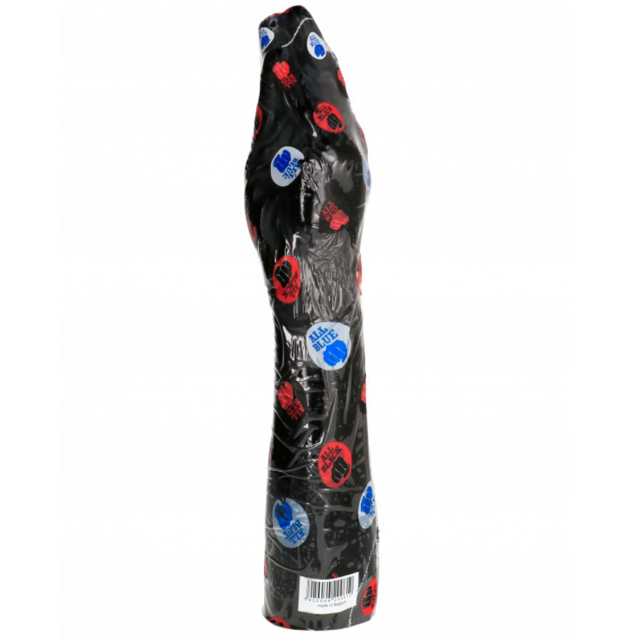 Poing géant noir All Black de 40 cm dans son emballage individuel protecteur