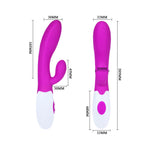 Dimensions Alvis fuchsia Pretty Love – 20,5 cm, diamètre jusqu’à 3,3 cm