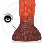Détail de la base ventouse forte du gode fantasy Andros Wild Roots Epic