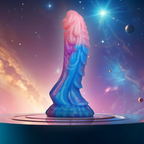 Ashtar Epic dans une ambiance fantasy extraterrestre rose violet bleu