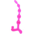 Bendy Twist, perles anales progressives roses avec base de sécurité – Baile