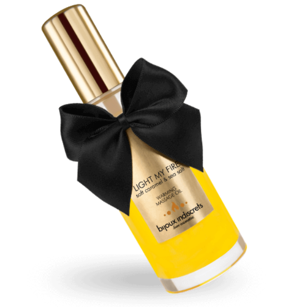 Flacon incliné Light My Fire caramel et sel marin 100 ml – Bijoux Indiscrets