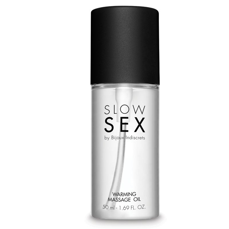 Huile de massage chauffante Slow Sex 50 ml – Bijoux Indiscrets