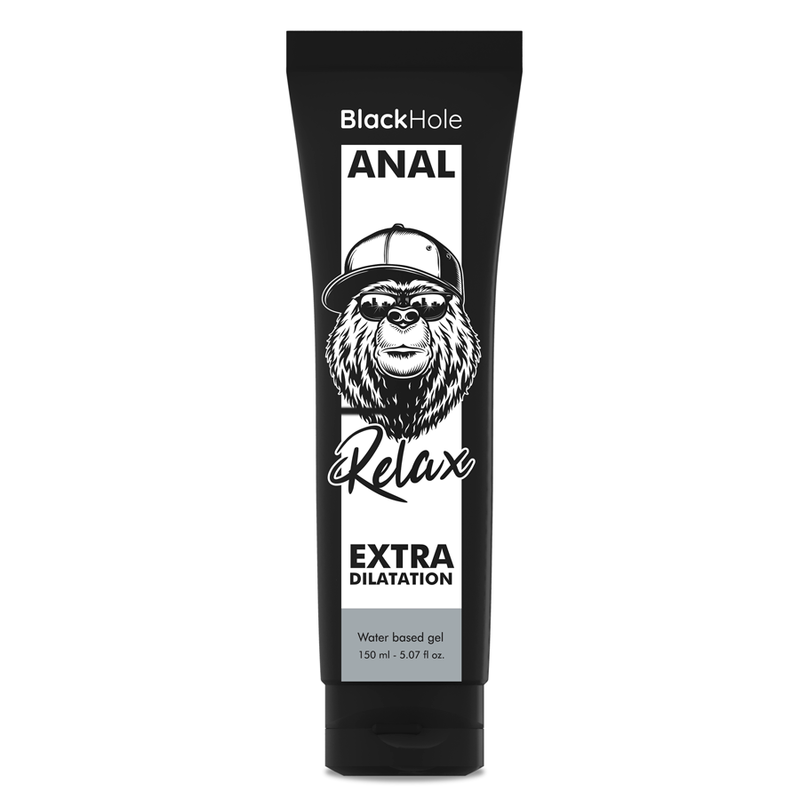 Gel de dilatation intime Black Hole Anal Relax 150 ml à base d’eau