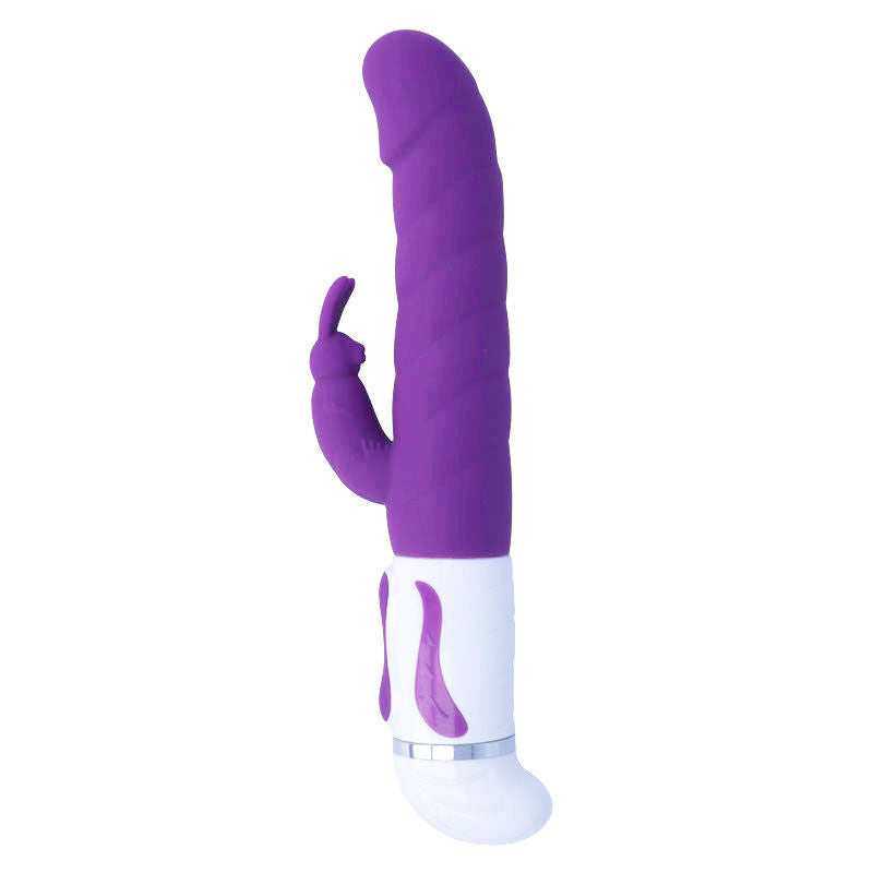 Bobble Intense rabbit rotatif lilas double stimulation – vue latérale