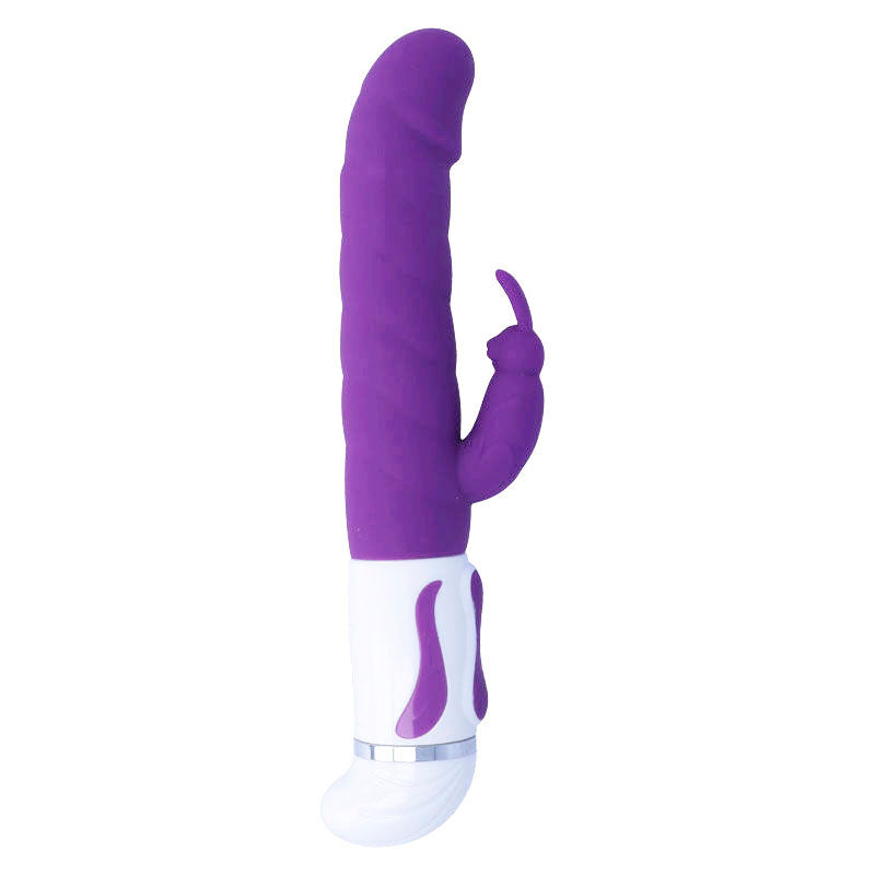 Bobble Intense rabbit violet en silicone – vue de profil